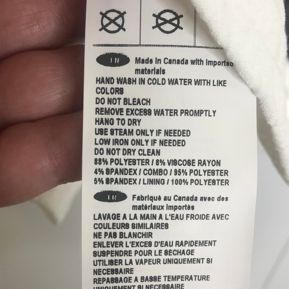 Joseph Ribkoff White and Black Blazer SZ 4 - Picture 8 of 8